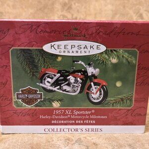 HARLEY DAVIDSON 1957 XL Sportster Hallmark Keepsake Christmas Ornament. *NIB*